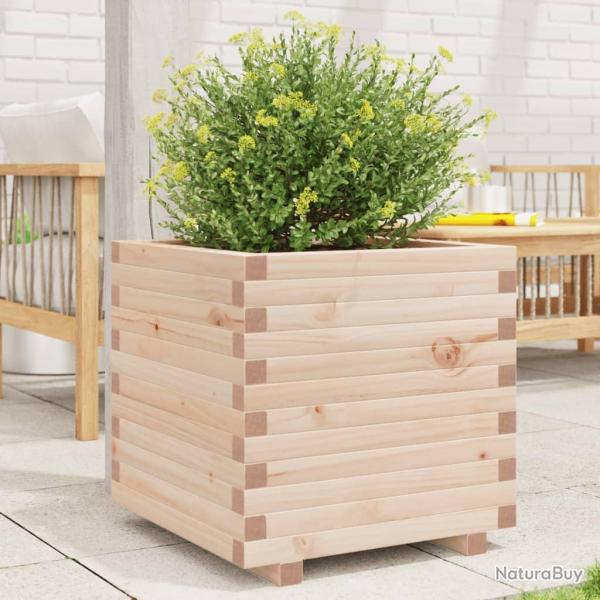 Jardinire 50x50x49,5 cm bois de pin massif alsavelo