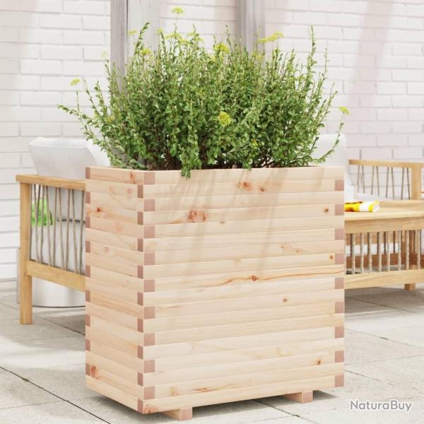 Jardini�re 70x40x72 cm bois de pin massif alsavelo