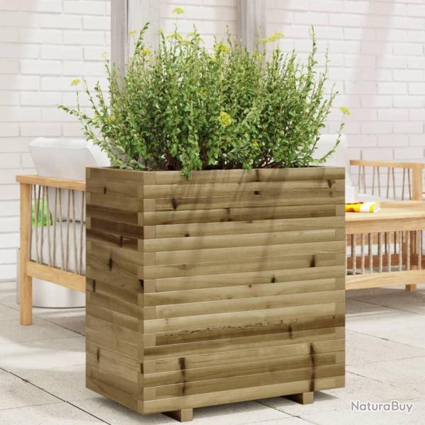 Jardini�re 70x40x72 cm bois de pin impr�gn� alsavelo