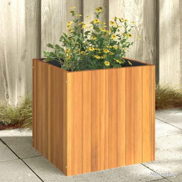 Jardini�re 45x45x45 cm bois massif d'acacia
