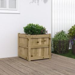 Jardini&egrave;re 50x50x50 cm bois de pin impr&eacute;gn&eacute;