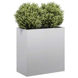 Jardini&egrave;re 80x40x80 cm acier galvanis&eacute;