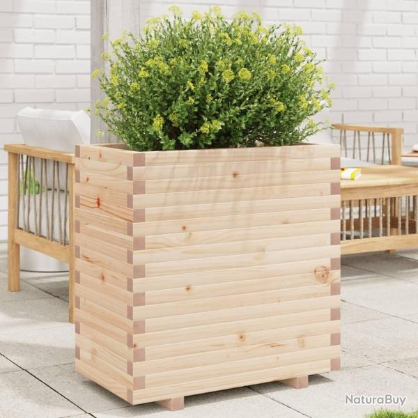 Jardinire 70x40x72,5 cm bois de pin massif alsavelo