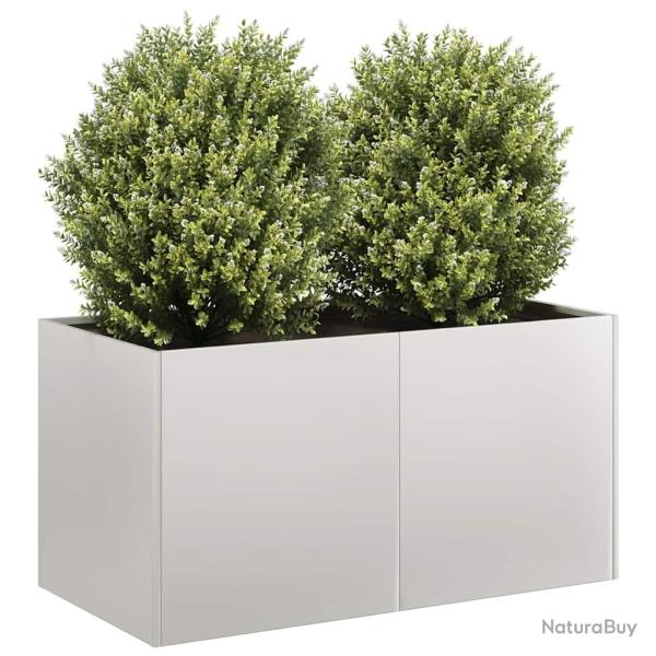 Jardini�re 80x40x40 cm acier inoxydable