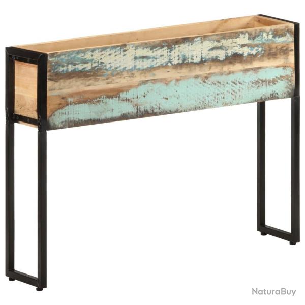 Jardini�re 90x20x68 cm Bois de r�cup�ration massif
