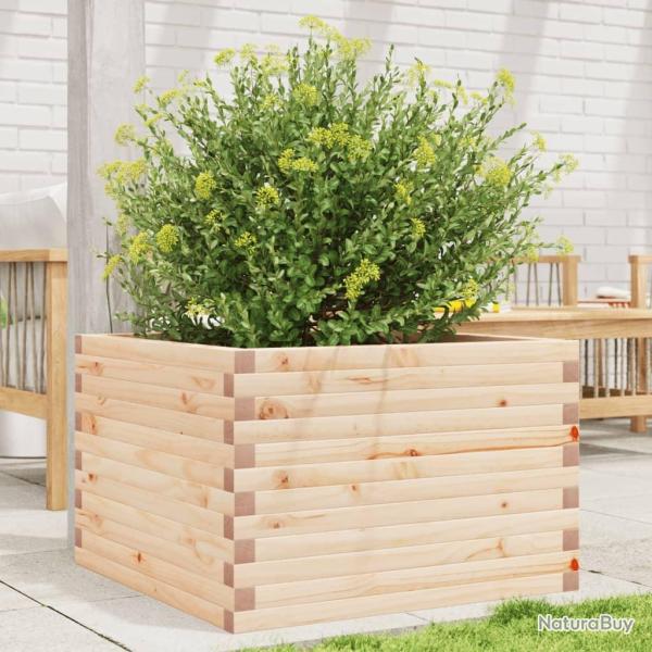 Jardini�re 70x70x45,5 cm bois de pin massif alsavelo