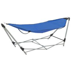 Hamac avec support pliable Bleu alsavelo