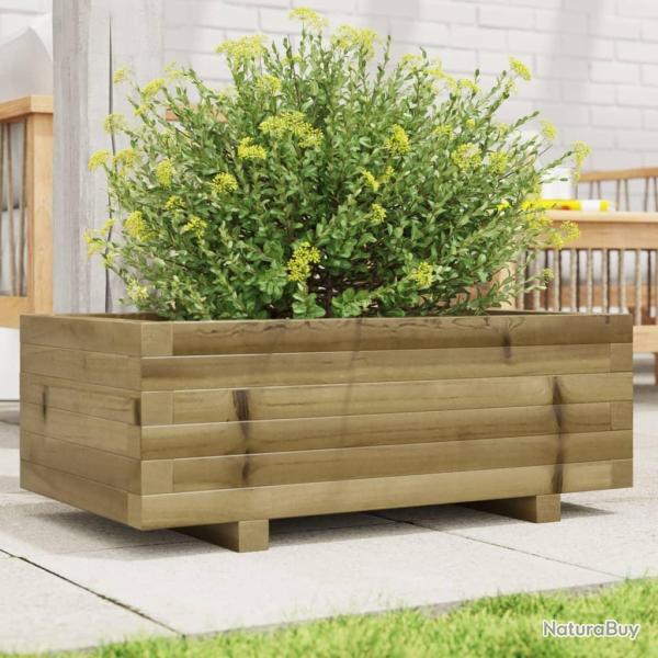 Jardinire 70x40x26,5 cm bois de pin imprgn alsavelo