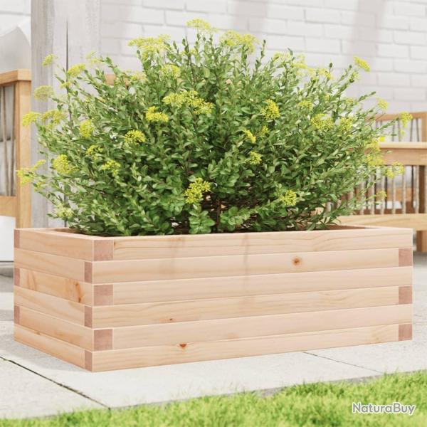 Jardinire 70x40x23 cm bois de pin massif alsavelo