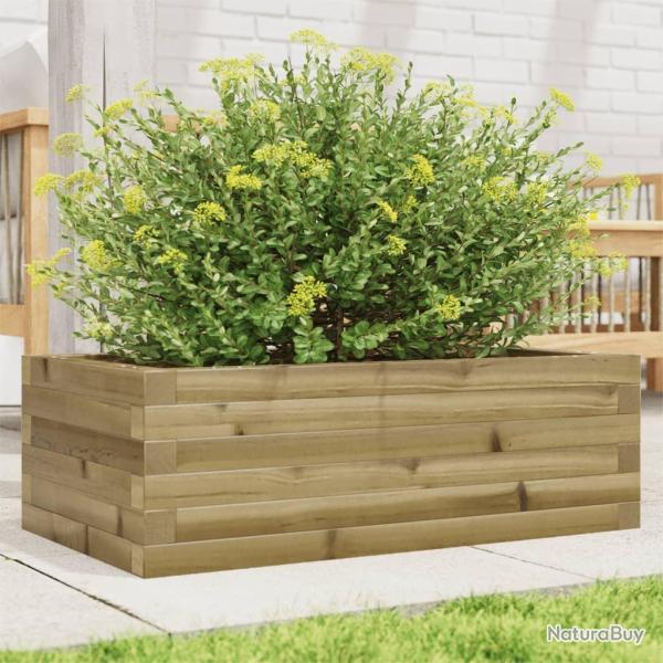 Jardinire 70x40x23 cm bois de pin imprgn alsavelo