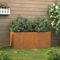 Jardini&egrave;re 62x40x39 cm acier corten alsavelo