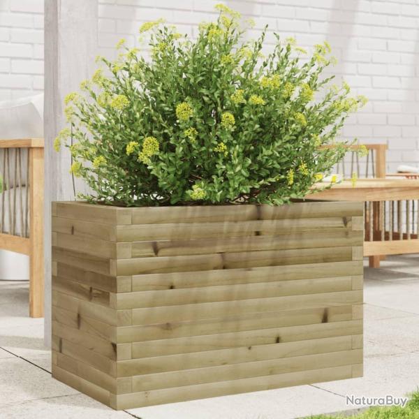 Jardinire 70x40x45,5 cm bois de pin imprgn alsavelo