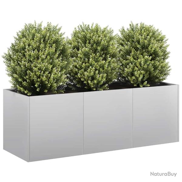 Jardini�re 120x40x40 cm acier galvanis�