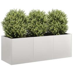 Jardini&egrave;re 120x40x40 cm acier inoxydable