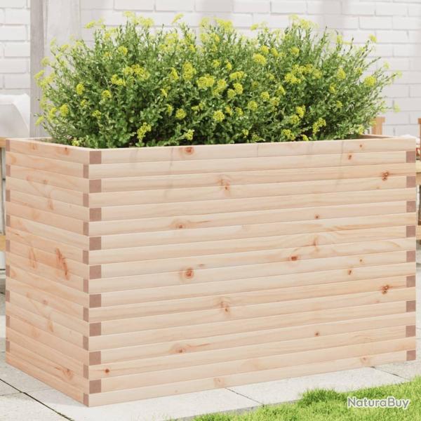 Jardinire 110x60x68,5 cm bois de pin massif alsavelo