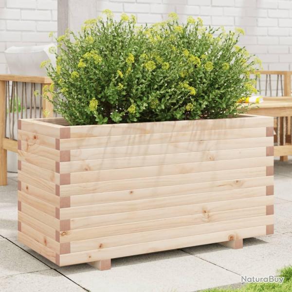 Jardinire 90x40x49,5 cm bois de pin massif alsavelo