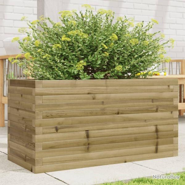 Jardinire 90x40x46 cm bois de pin imprgn alsavelo