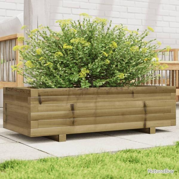 Jardinire 90x40x26,5 cm bois de pin imprgn alsavelo