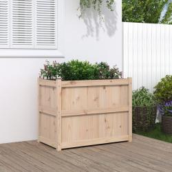 Jardini&egrave;re 90x50x70 cm bois de pin massif