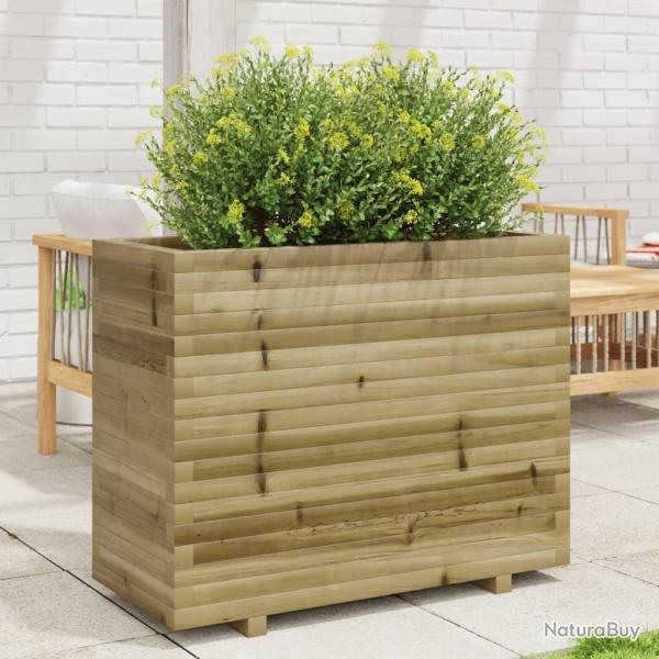 Jardini�re 90x40x72,5 cm bois de pin impr�gn� alsavelo