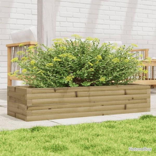 Jardinire 110x40x23 cm bois de pin imprgn alsavelo