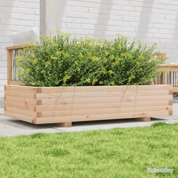 Jardini�re 110x60x26,5 cm bois de pin massif alsavelo