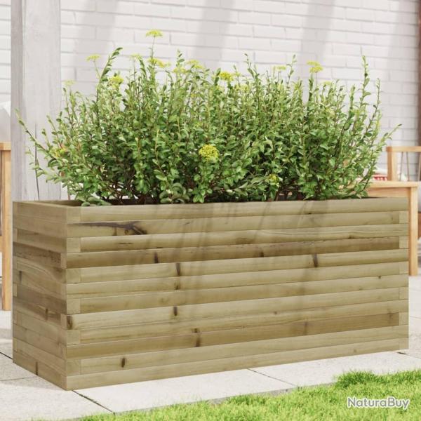 Jardinire 110x40x45,5 cm bois de pin imprgn alsavelo