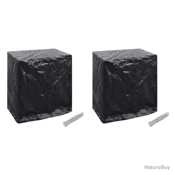 Housses de salon de jardin 2pcs Table de ping-pong 160x55x182cm alsavelo