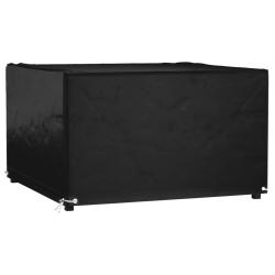 Housse de salon de jardin 8 oeillets 125x125x75 cm carr&eacute; alsavelo