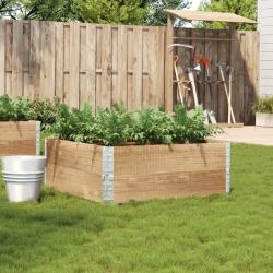 Jardini&egrave;re 100x100 cm bois de pin massif alsavelo