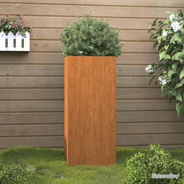 Jardini�re 32x29x75 cm acier corten