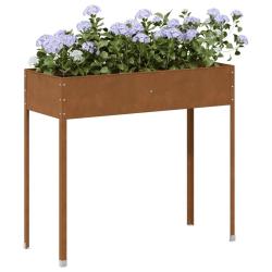 Jardini&egrave;re 100,5x40,5x90 cm acier r&eacute;sistant aux intemp&eacute;ries