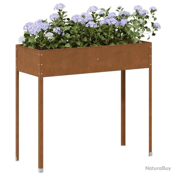 Jardini�re 100,5x40,5x90 cm acier r�sistant aux intemp�ries