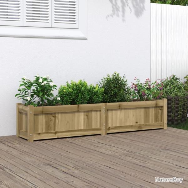 Jardinire 150x31x31 cm bois de pin imprgn alsavelo