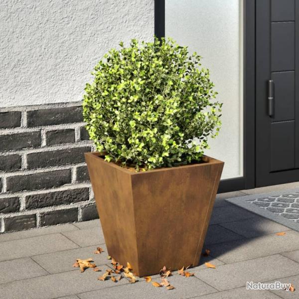 Jardini�re 30x30x30 cm acier r�sistant aux intemp�ries