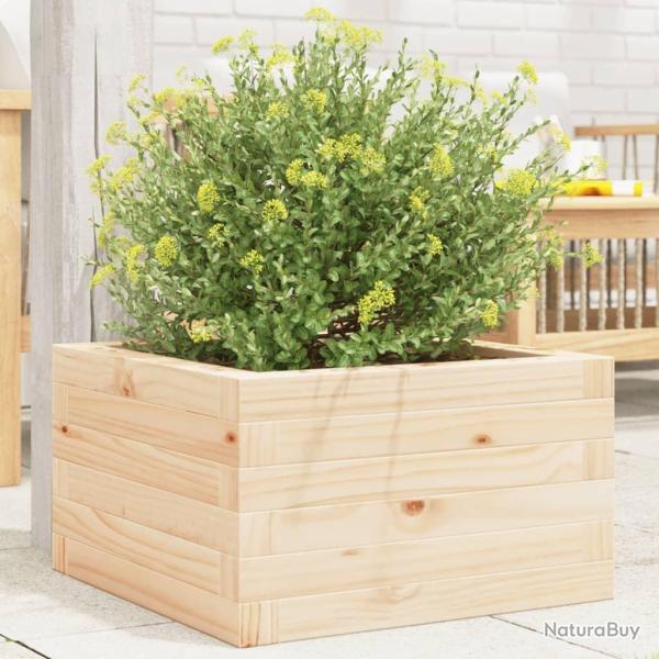 Jardini�re 40x40x23 cm bois de pin massif