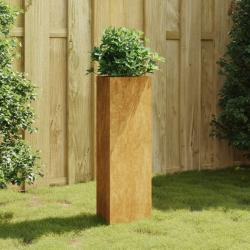 Jardini&egrave;re 30x26x75 cm acier corten