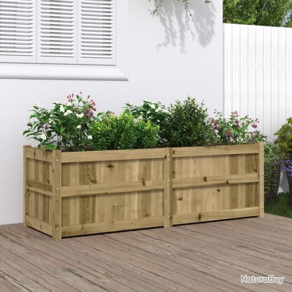 Jardinire 150x50x50 cm bois de pin imprgn alsavelo