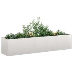 Jardini&egrave;re 200x40x40 cm acier inoxydable