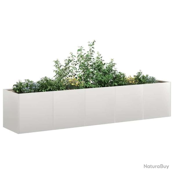 Jardini�re 200x40x40 cm acier inoxydable