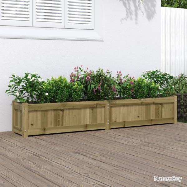 Jardini�re 180x31x31 cm bois de pin impr�gn�