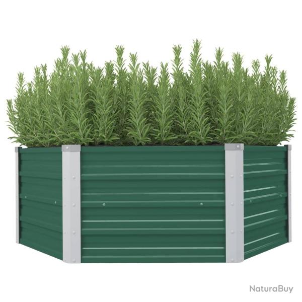 Jardini�re 129 x 129 x 46 cm cm Acier galvanis� Vert