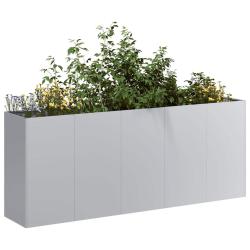Jardini&egrave;re 200x40x80 cm acier galvanis&eacute;