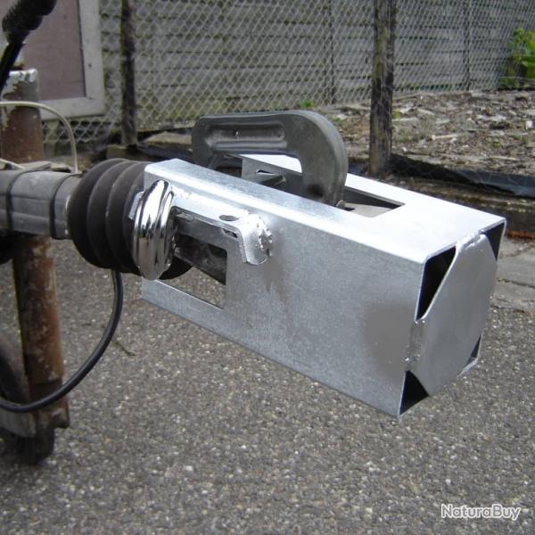 ProPlus Verrou d'accouplement avec serrure 110x110 mm 341325S
