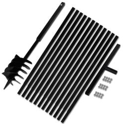 B&ecirc;che et tari&egrave;re manuelle 180 mm avec Rallonge 13 m acier