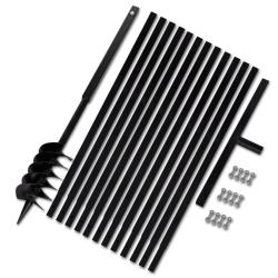 B&ecirc;che et tari&egrave;re manuelle 120 mm Avec Rallonge m&egrave;che tari&egrave;re 13 m