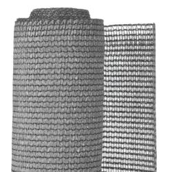 Brise-vue de jardin PE 1,2 x 5 m Gris