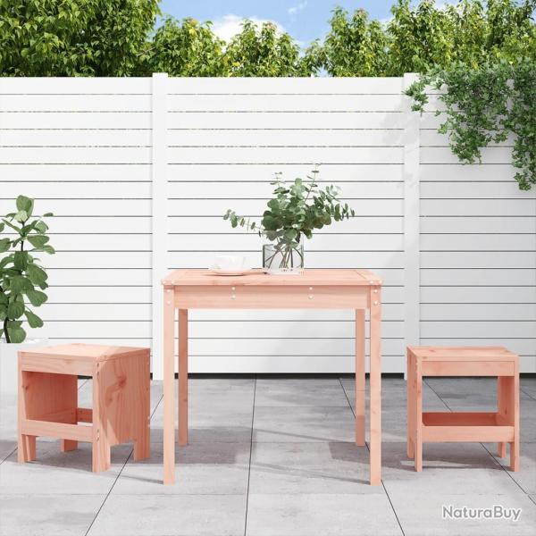 bistrot de jardin 3 pcs bois massif Douglas