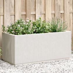 Jardini&egrave;re blanc 80x36x35 cm PP alsavelo