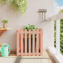 Jardini&egrave;re avec design de cl&ocirc;ture 70x70x70 cm douglas massif